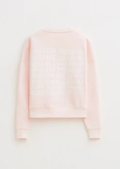 Sweater met tekstprint