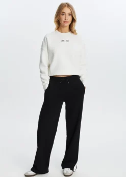 Sweatpants met streep