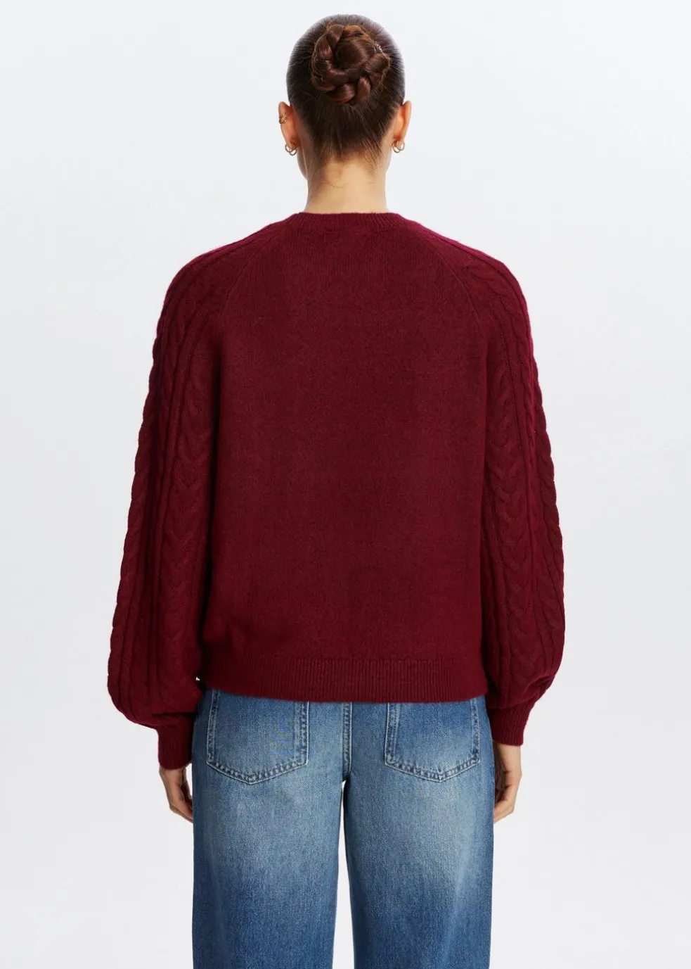 Trui met borduurdetail