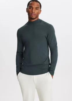 Trui met mock-neck