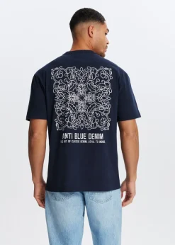 T-shirt met batikprint