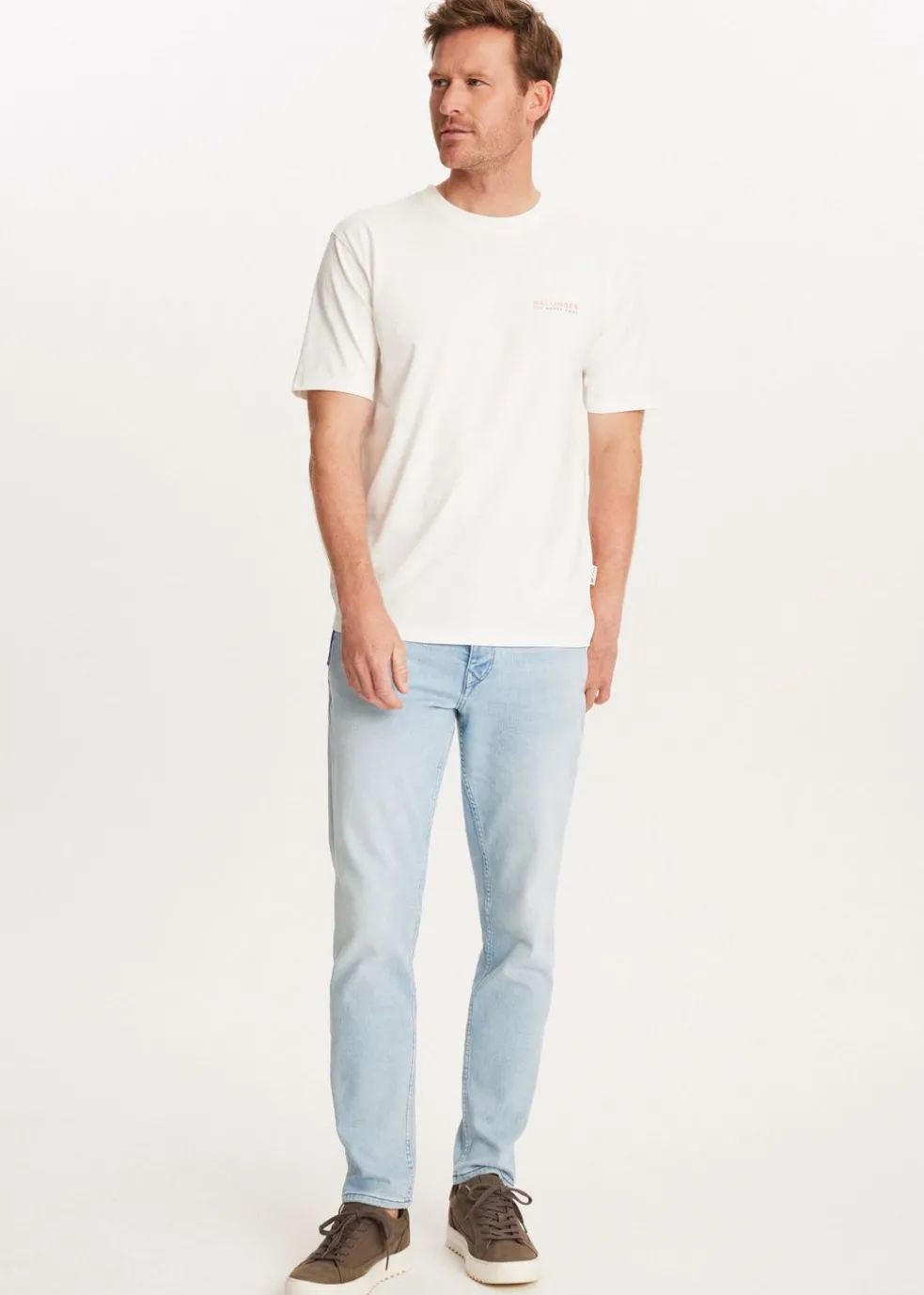 T-shirt met bos print