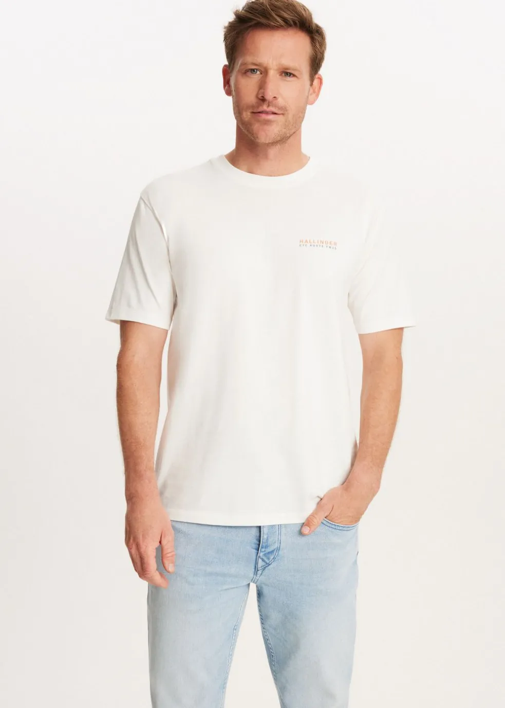 T-shirt met bos print