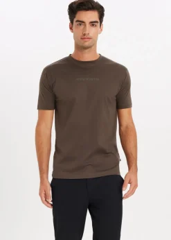 T-shirt met merk