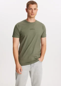 T-shirt met merk logo