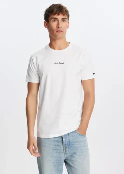 T-shirt met merk logo