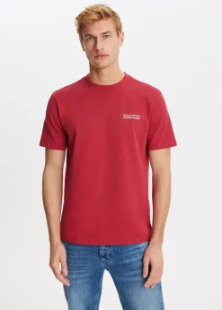 T-shirt met merk logo
