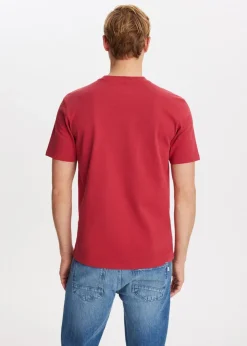 T-shirt met merk logo