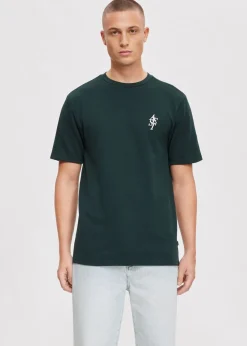 T-shirt met merk logo