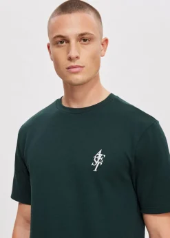 T-shirt met merk logo
