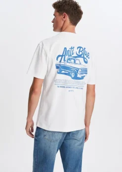 T-shirt met print auto