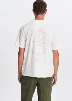 T-shirt met print kompas