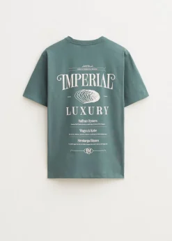 T-shirt met print oester