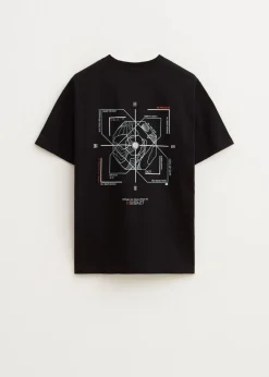 T-shirt met print route
