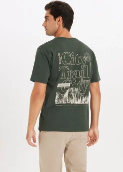 T-shirt met print trail