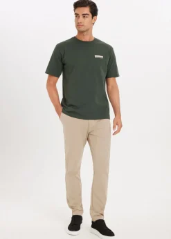 T-shirt met print trail
