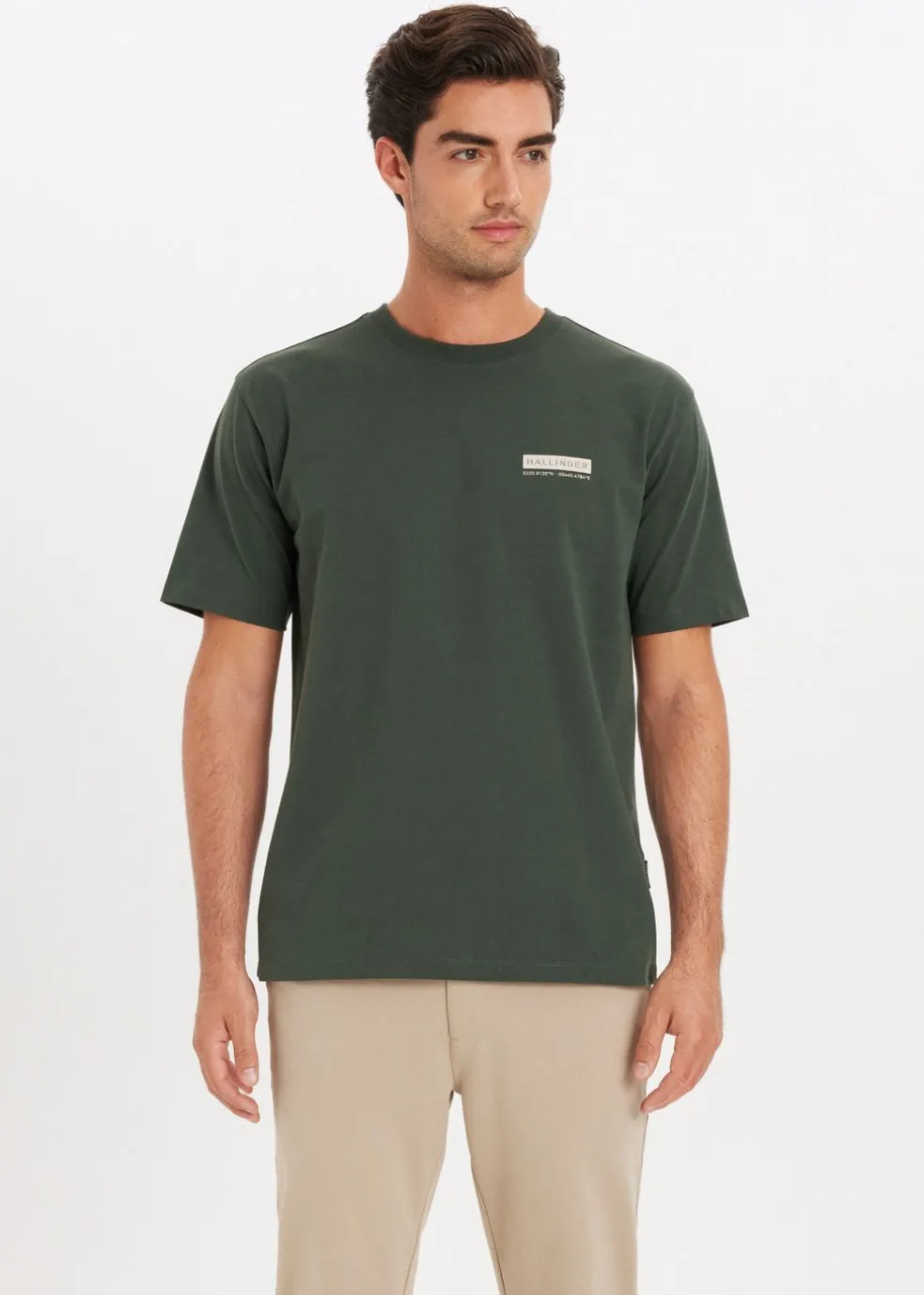 T-shirt met print trail