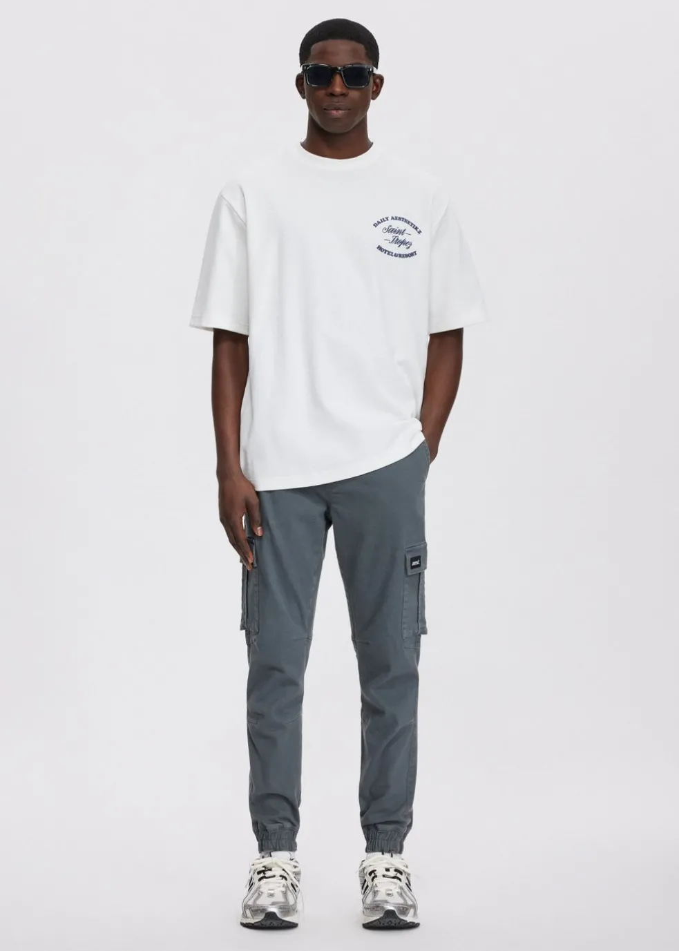 Twill cargobroek