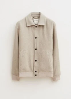 Twill jas van wolmix