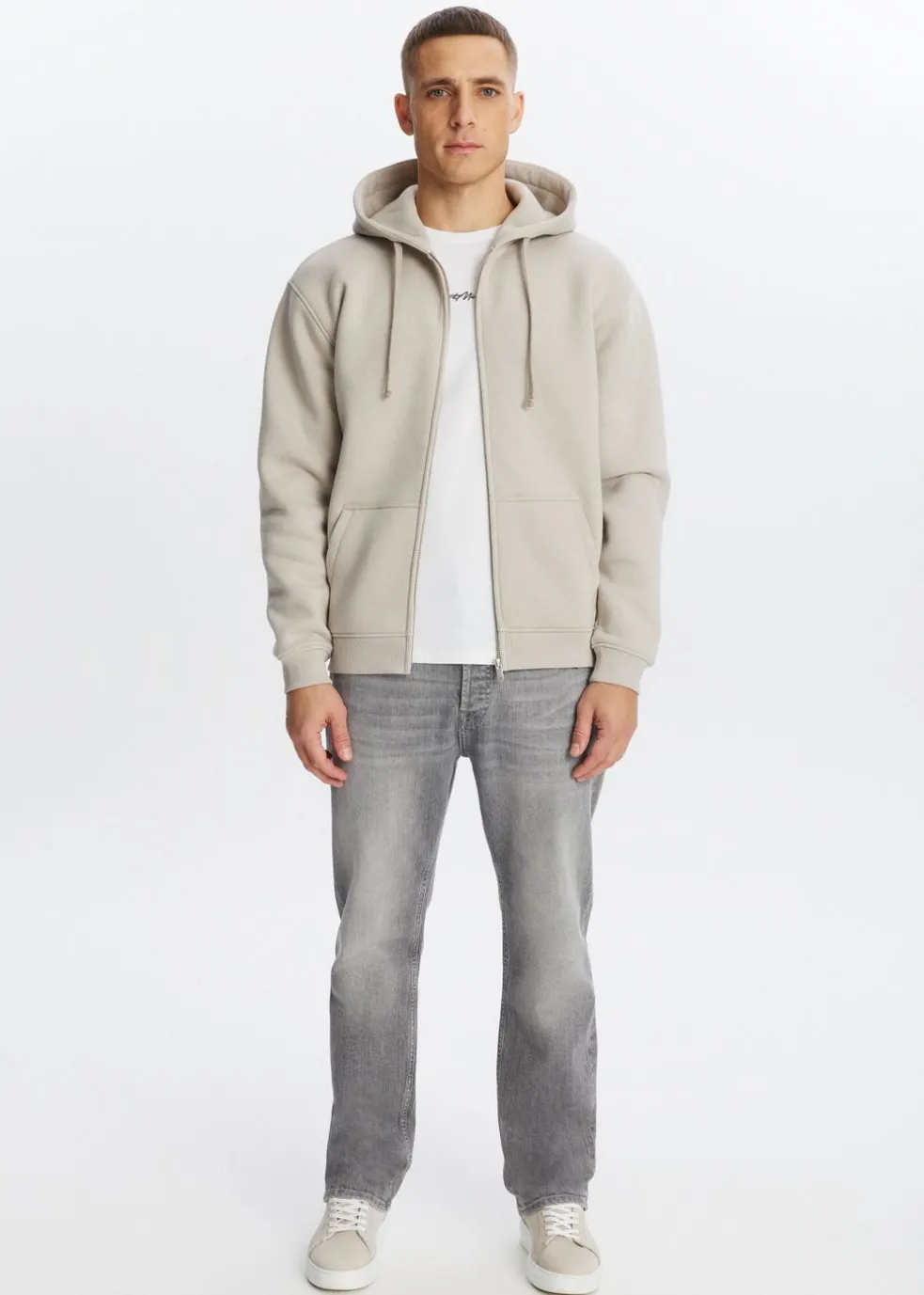 Vest met capuchon
