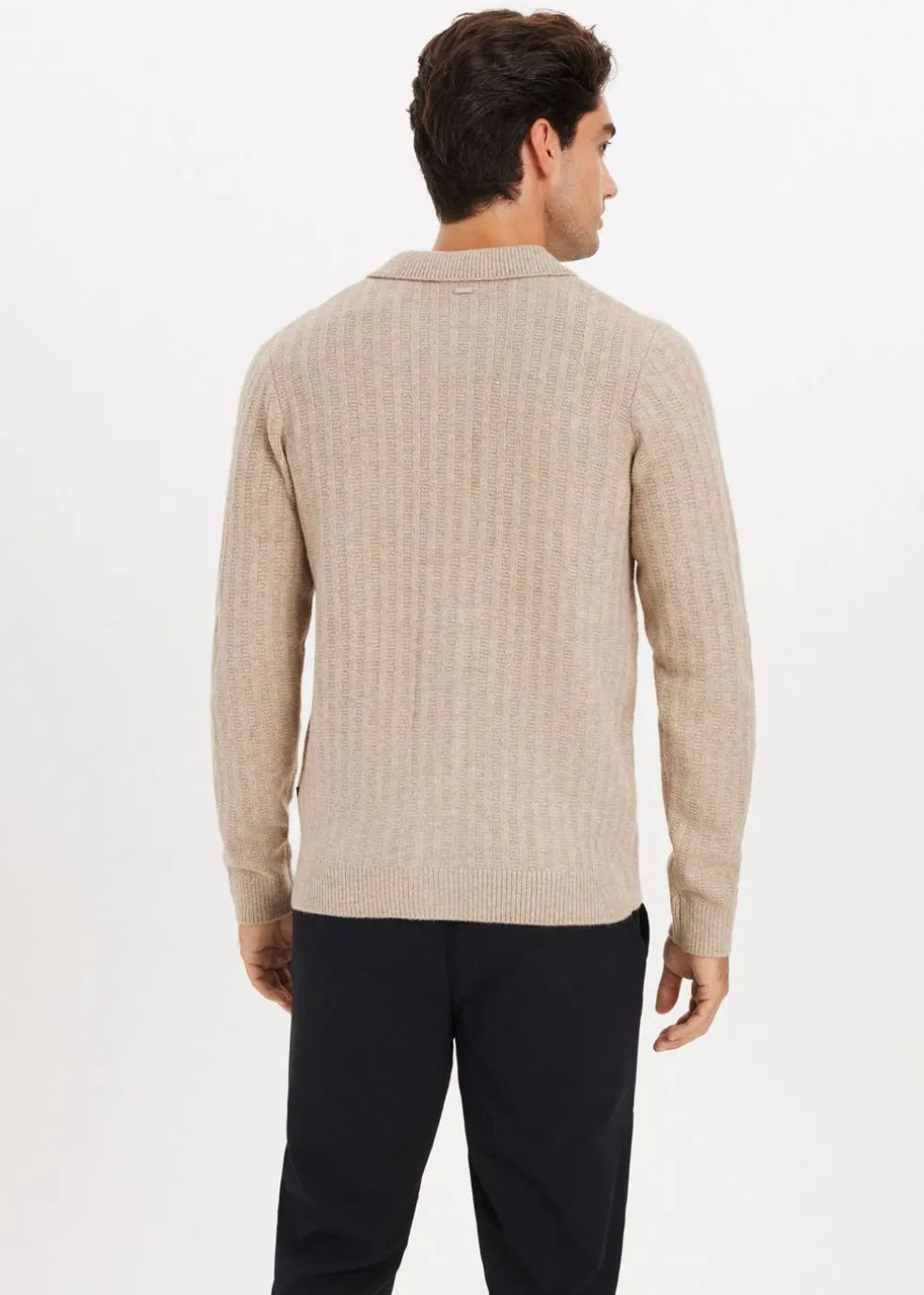 Vest met structuurdetails