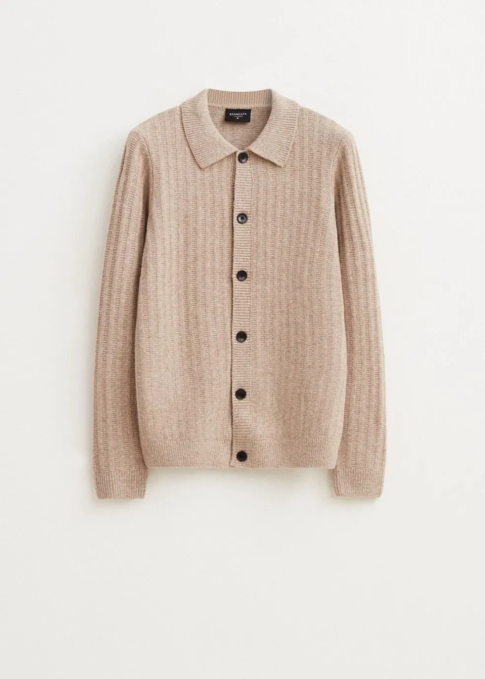 Vest met structuurdetails