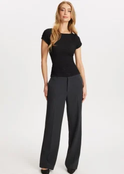 Wide leg pantalon