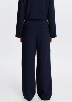 Wijde broek met cargozakken