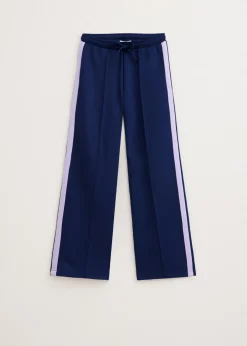 Wijde broek met streep